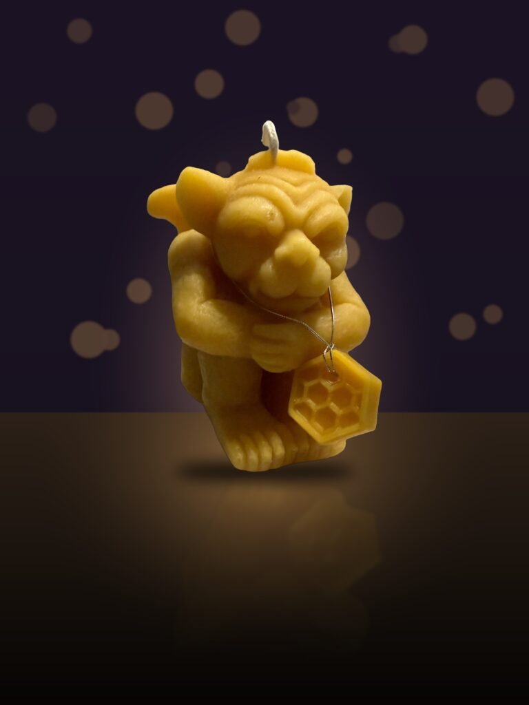 Maine Beeswax Gargoyle Candle