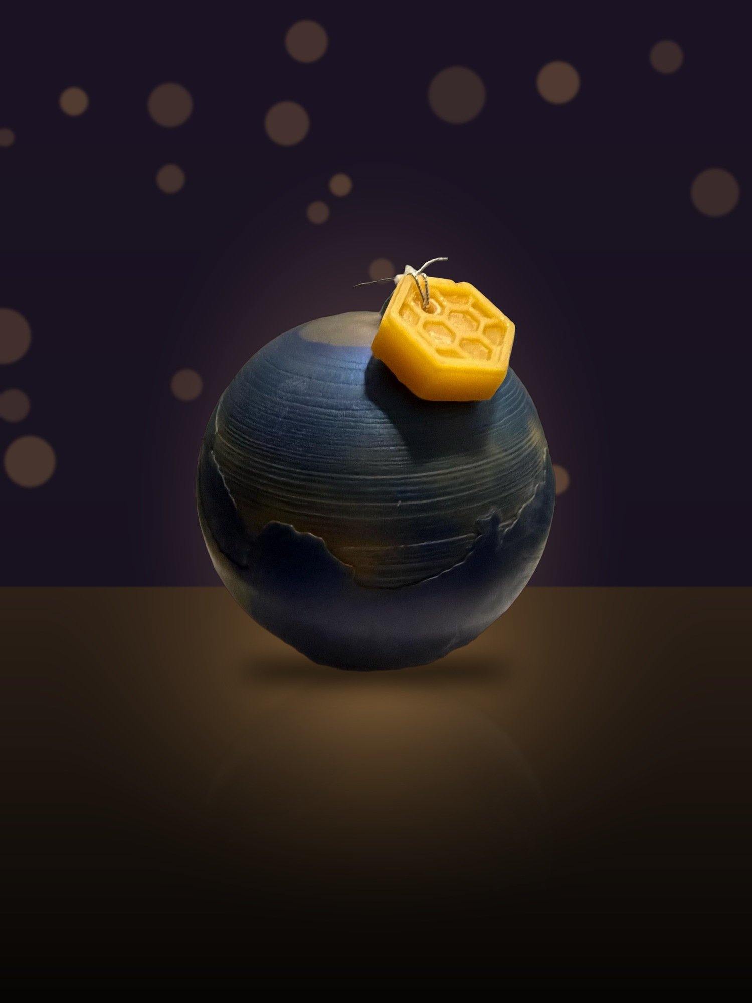 Celestial Sanctuary Beeswax Orb - Image 3