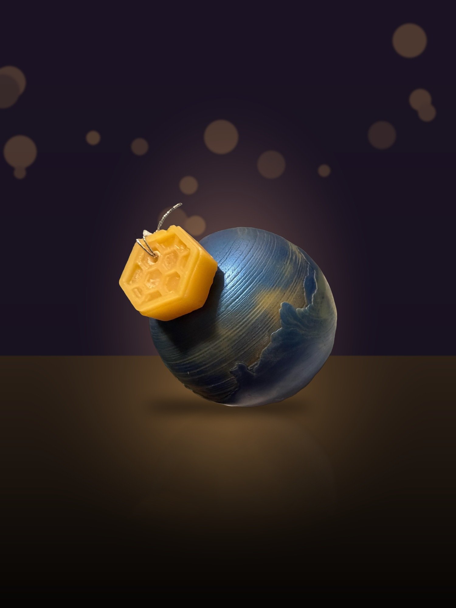 Celestial Sanctuary Beeswax Orb - Image 4